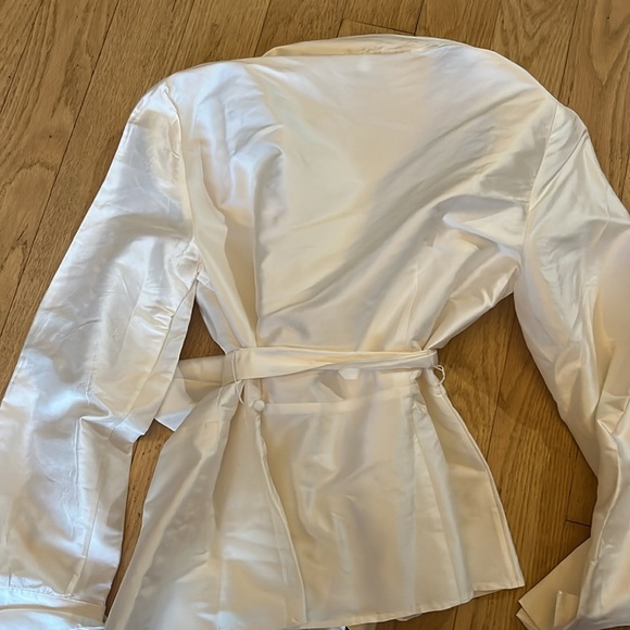 Ann Taylor silky blouse / blazer - Picture 3 of 3